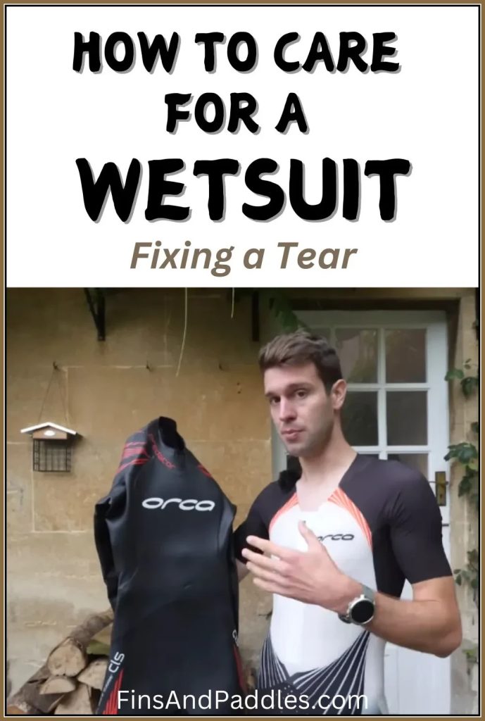 how to fix a torn wetsuit